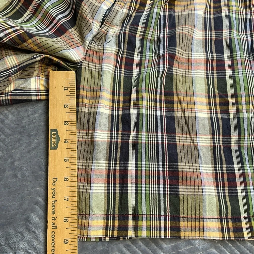 Mens Polo Ralph‎ Lauren Plaid Tyler Pleated Chino Shorts 33